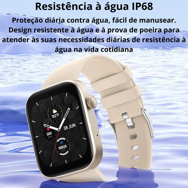 MaxFit® - Recebe e Faz Ligações | Monitore Sua Saúde | iPhone e Android