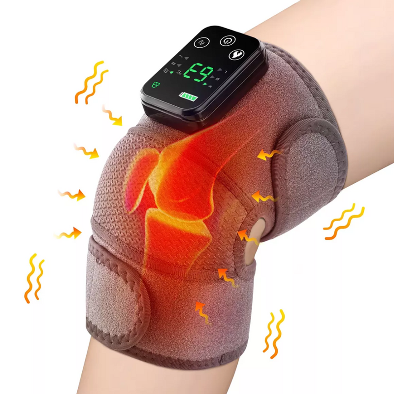 MassagePro® - Massageador Inteligente Elétrico com 3 vibrações e 5 níveis de compressão| Massagem para ombros, cotovelos e  joelho