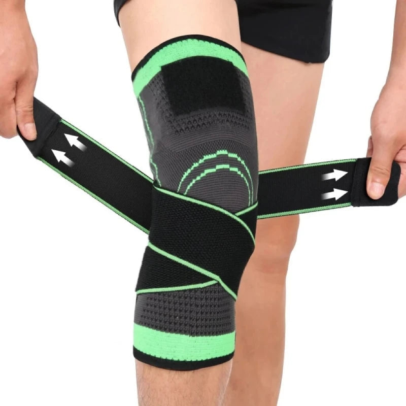 StabiliPro® - Joelheira Ortopédica de Alta Compressão com Velcro | Suporte e Proteção para Esportes e Alívio de Dores