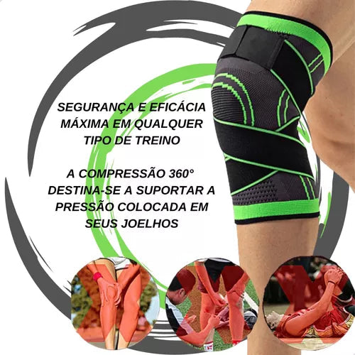 StabiliPro® - Joelheira Ortopédica de Alta Compressão com Velcro | Suporte e Proteção para Esportes e Alívio de Dores