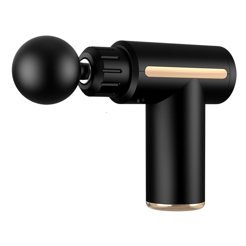 RelaxPro® - Pistola Massageadora Profissional 4 em 1 Portátil, Potente e Profunda