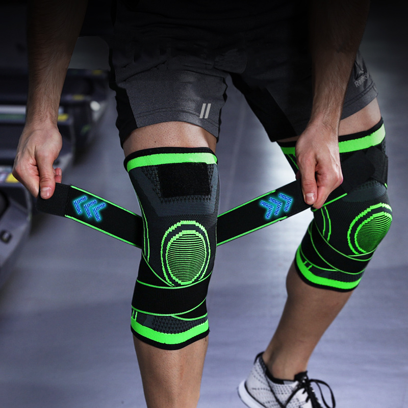 StabiliPro® - Joelheira Ortopédica de Alta Compressão com Velcro | Suporte e Proteção para Esportes e Alívio de Dores