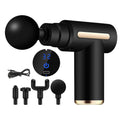 RelaxPro® - Pistola Massageadora Profissional 4 em 1 Portátil, Potente e Profunda