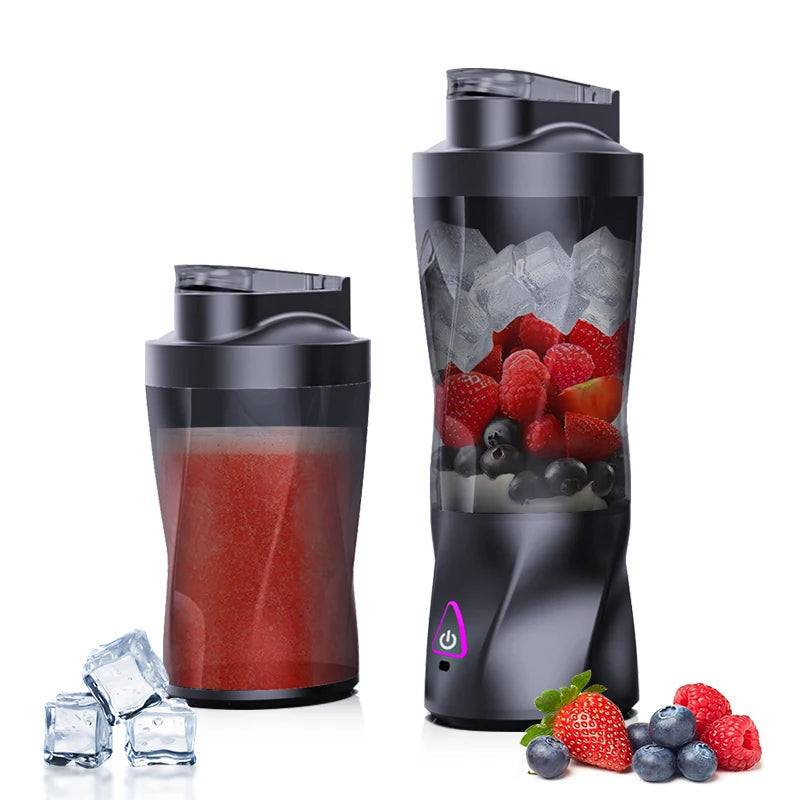 BlendFit® - Liquidificador Portátil Multifuncional | Faça shakes, sucos, pré e pós treinos onde estiver | Beba direto do copo