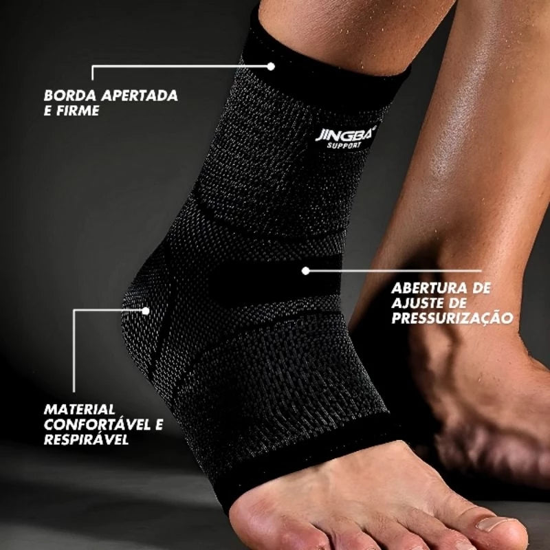 TornoFlex® - Tornozeleira Ortopédica de Alta Compressão | Estabilidade em movimentos | Absorção de umidade