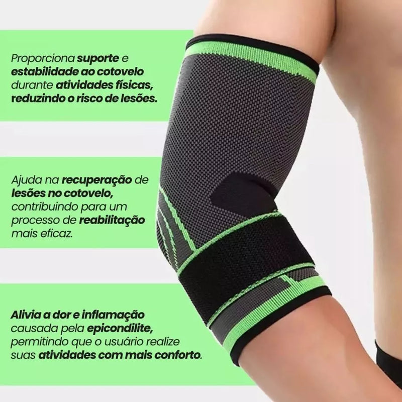 CotoFlex® - Cotoveleira Ortopédica Inteligente de Compressão Ajustável