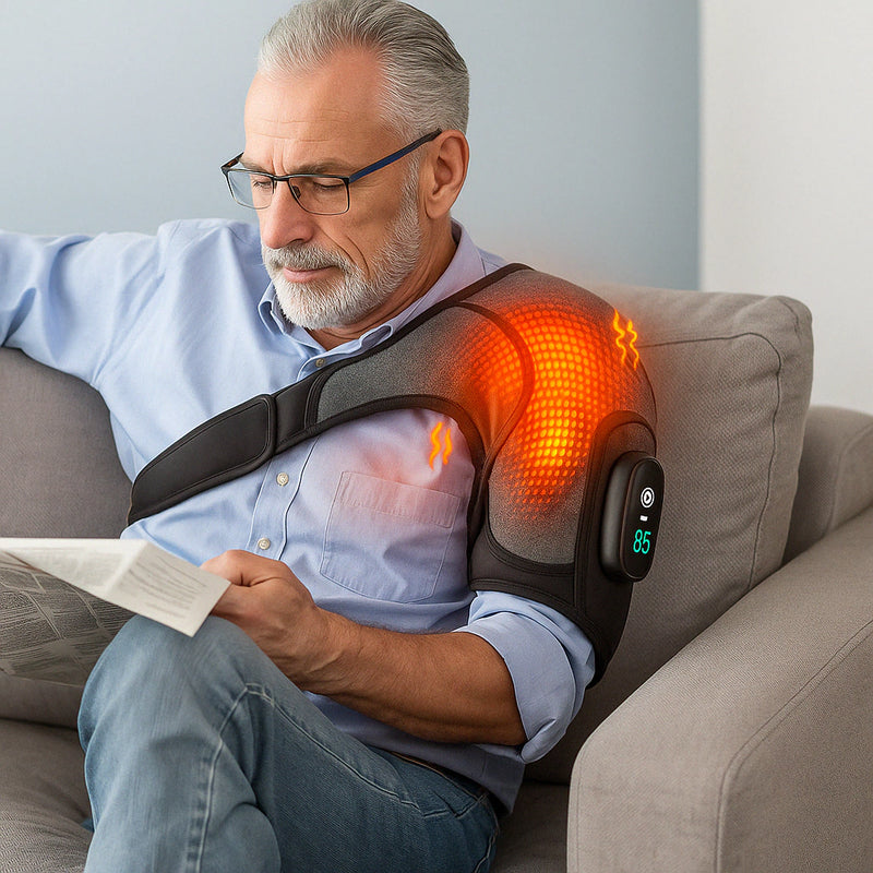 OmbroFlex® - Ombreira Ortopédica Massageadora com Aquecimento