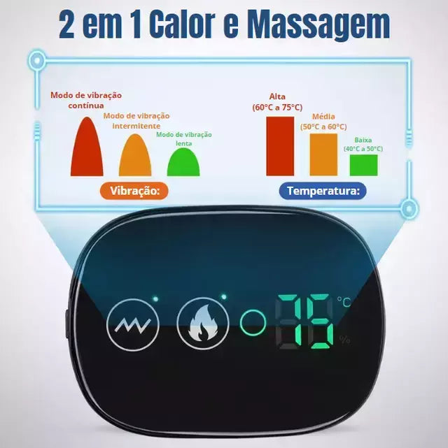 OmbroFlex® - Ombreira Ortopédica Massageadora com Aquecimento