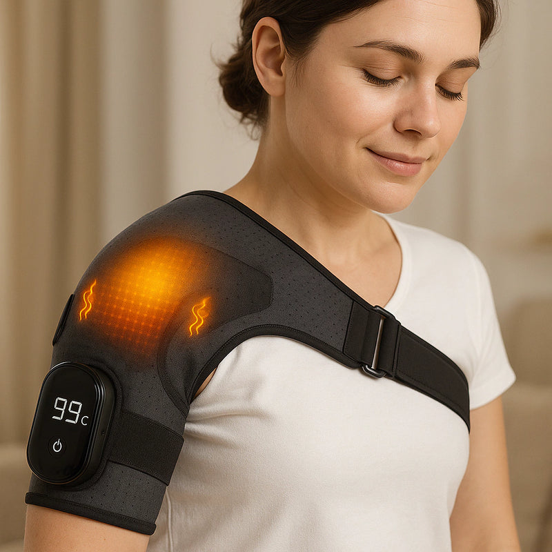 OmbroFlex® - Ombreira Ortopédica Massageadora com Aquecimento